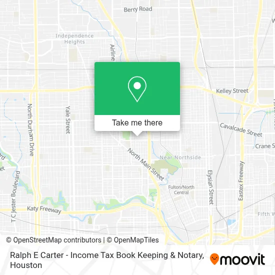 Ralph E Carter - Income Tax Book Keeping & Notary map