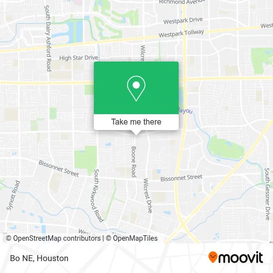 Bo NE map