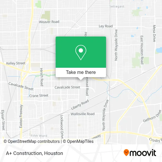 A+ Construction map