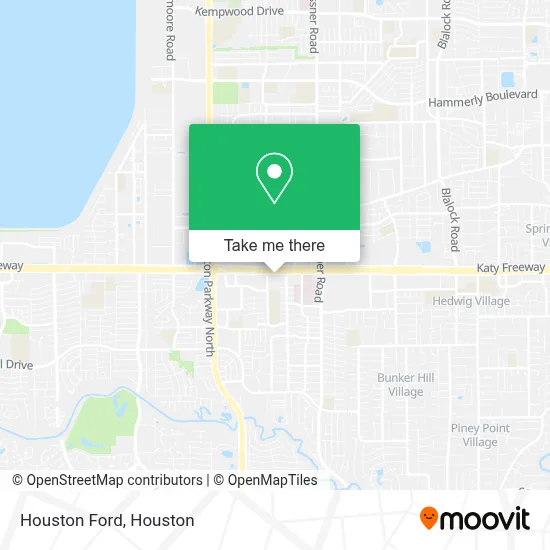 Houston Ford map