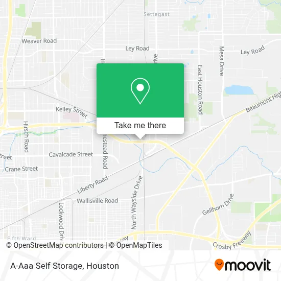 A-Aaa Self Storage map