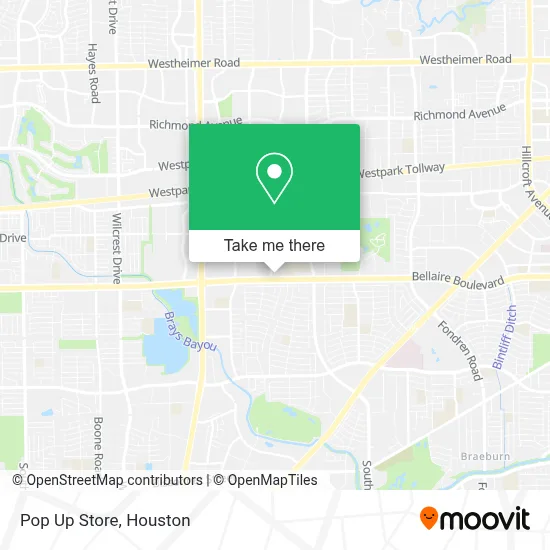 Pop Up Store map