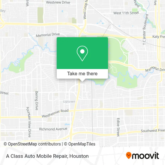 A Class Auto Mobile Repair map