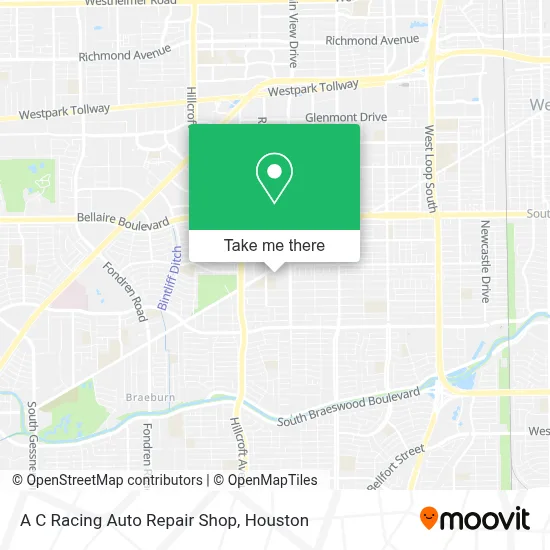 A C Racing Auto Repair Shop map