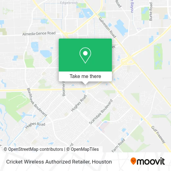 Cricket Wireless Authorized Retailer map