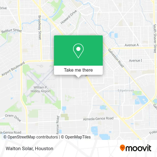 Walton Solar map
