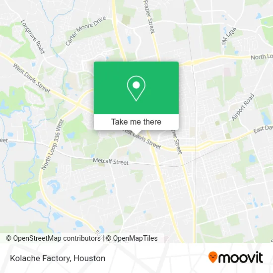 Kolache Factory map