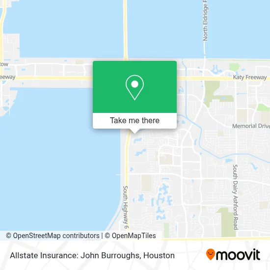 Allstate Insurance: John Burroughs map