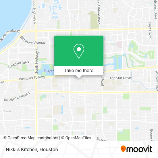 Nikki's Kitchen map