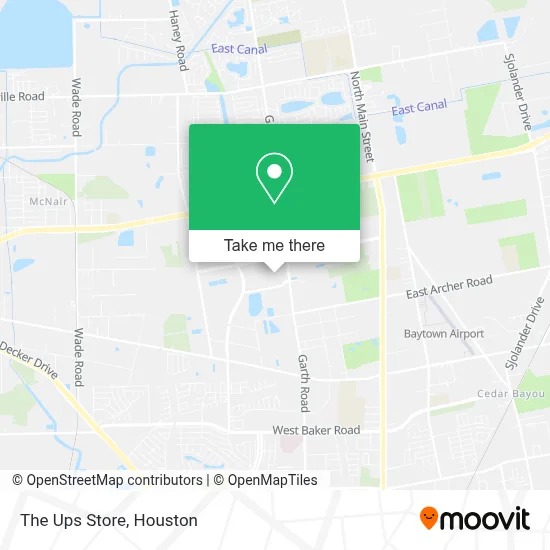 The Ups Store map