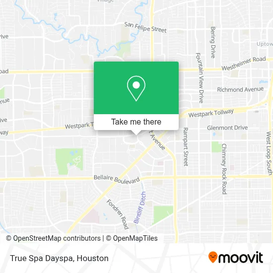 True Spa Dayspa map