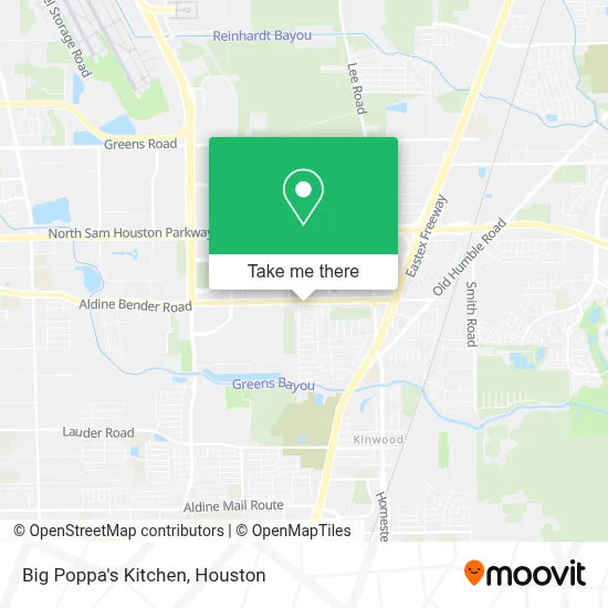 Big Poppa's Kitchen map
