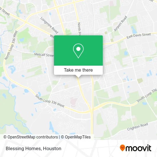 Blessing Homes map
