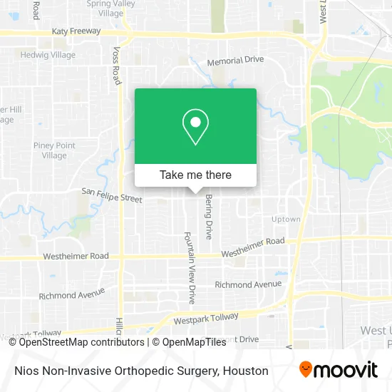 Nios Non-Invasive Orthopedic Surgery map