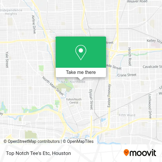 Top Notch Tee's Etc map