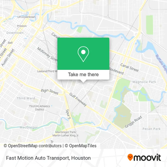 Fast Motion Auto Transport map