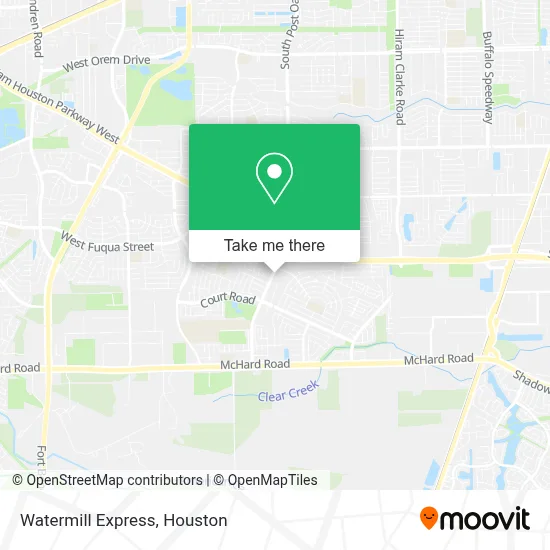 Watermill Express map