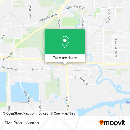 Sign Pros map