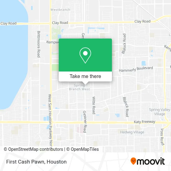 First Cash Pawn map