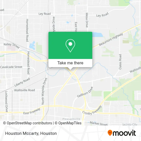 Houston Mccarty map