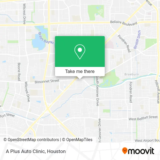 A Plus Auto Clinic map