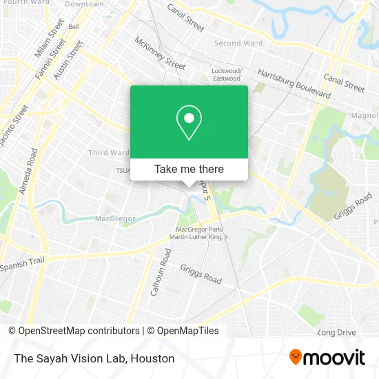 The Sayah Vision Lab map