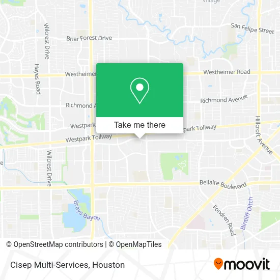 Cisep Multi-Services map
