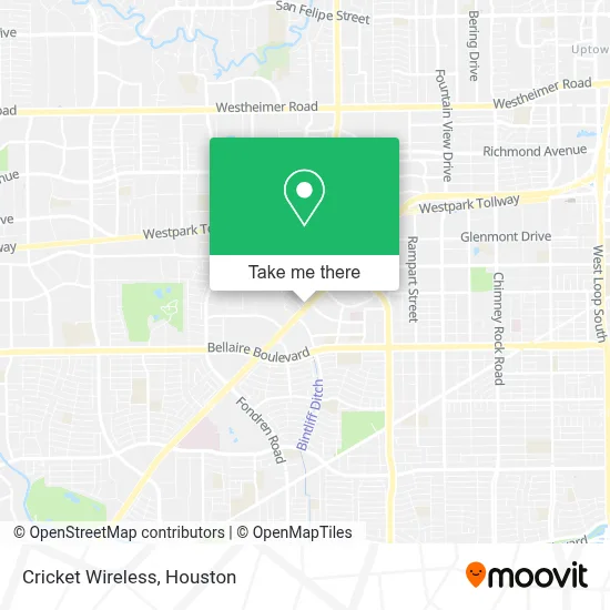Cricket Wireless map