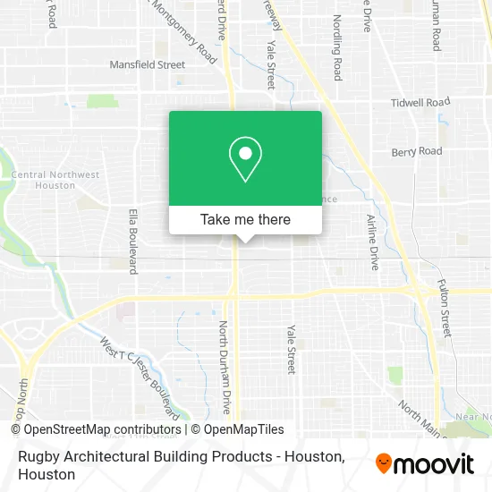 Rugby Architectural Building Products - Houston map