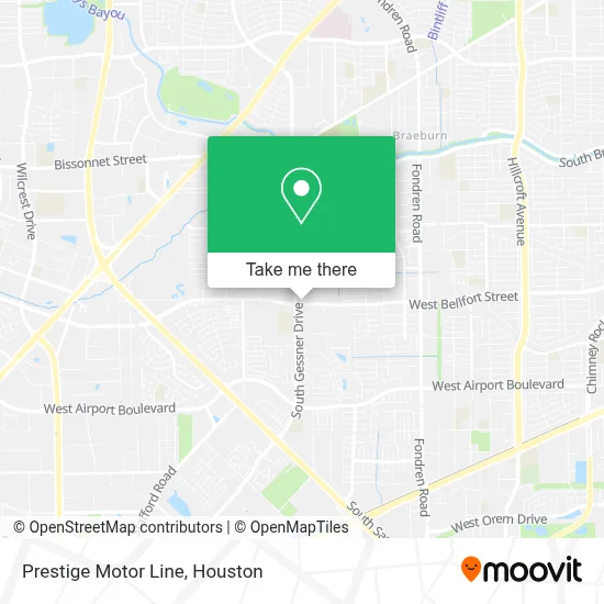 Prestige Motor Line map