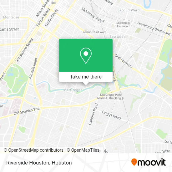 Mapa de Riverside Houston