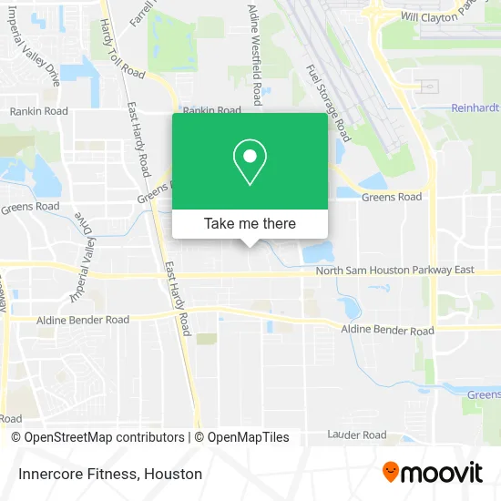 Innercore Fitness map