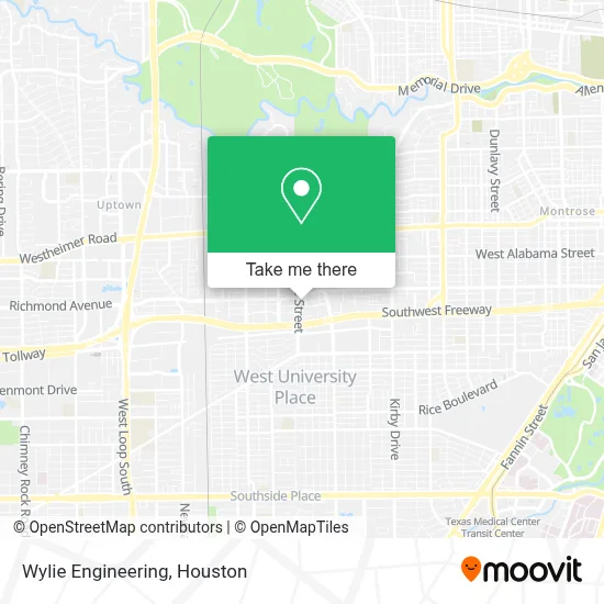 Wylie Engineering map