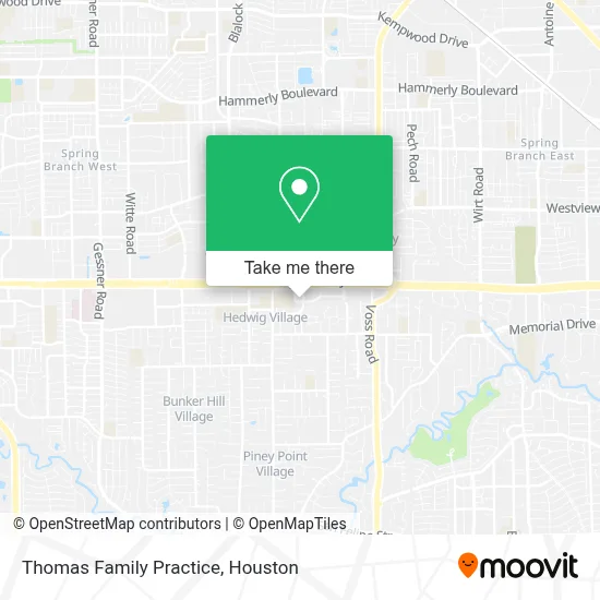 Thomas Family Practice map