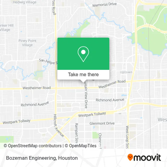 Bozeman Engineering map