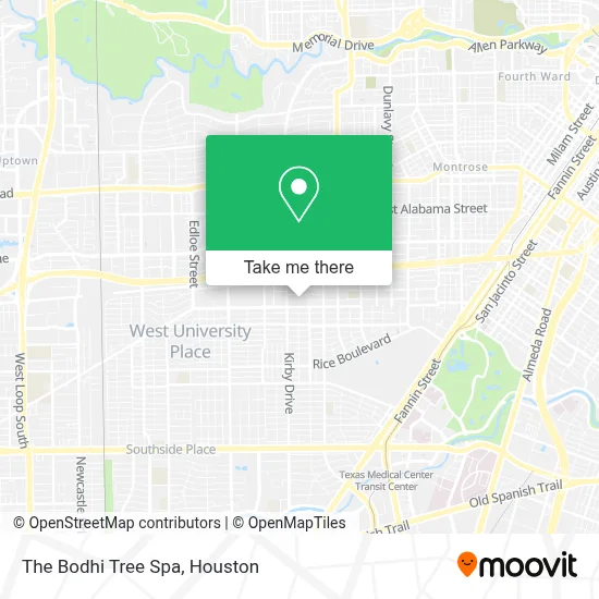 The Bodhi Tree Spa map