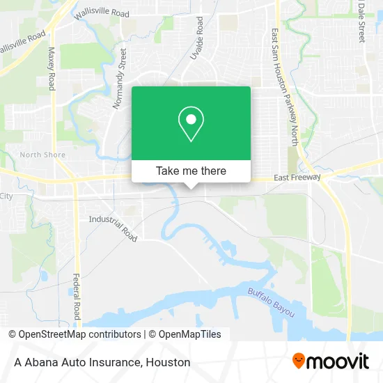 A Abana Auto Insurance map