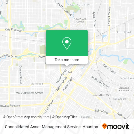 Consolidated Asset Management Service map