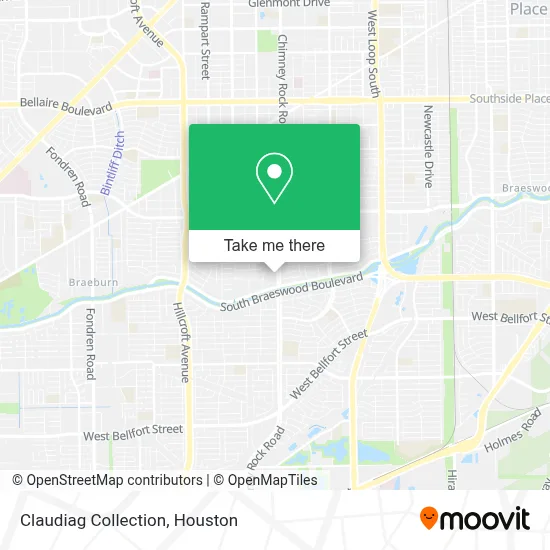 Claudiag Collection map