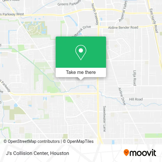 J's Collision Center map
