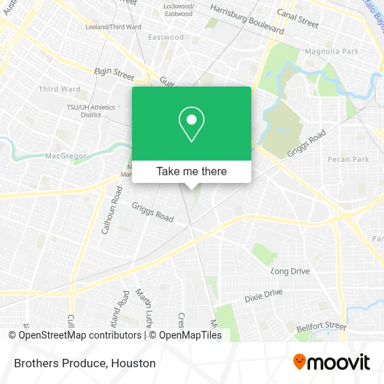 Brothers Produce map
