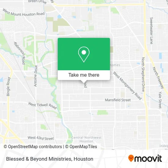 Blessed & Beyond Ministries map