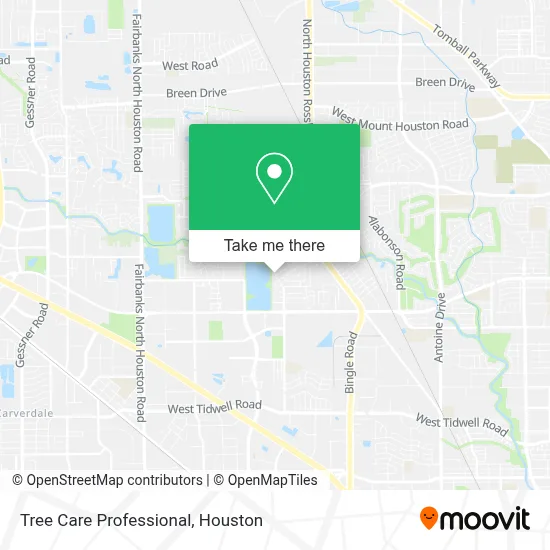 Tree Care Professional map