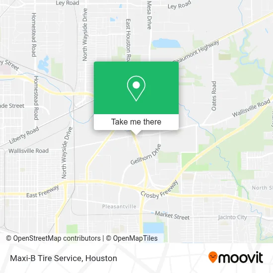 Maxi-B Tire Service map