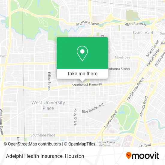 Adelphi Health Insurance map