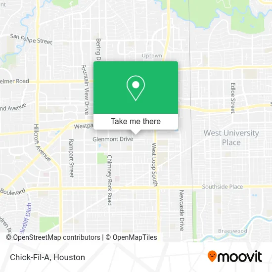 Chick-Fil-A map
