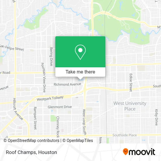 Roof Champs map