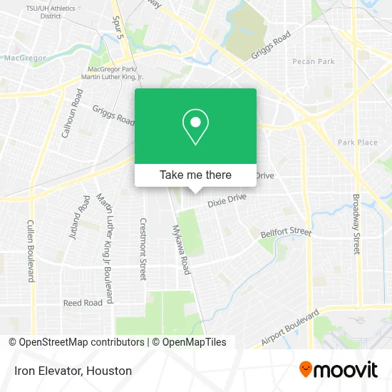 Iron Elevator map