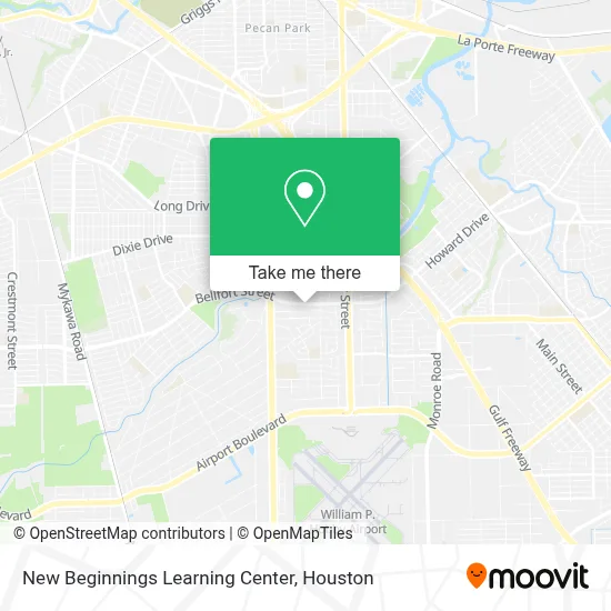 New Beginnings Learning Center map