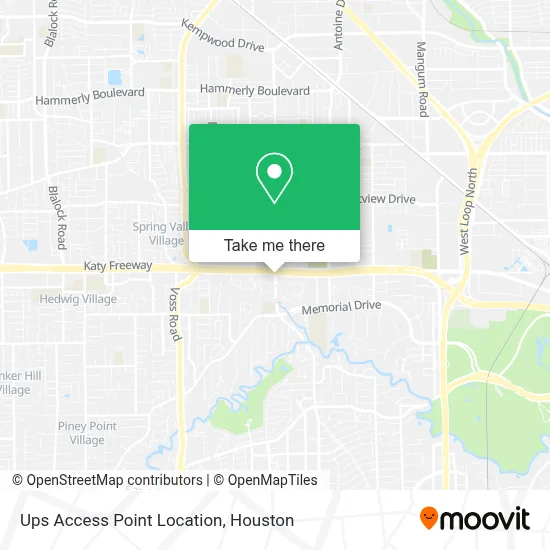 Ups Access Point Location map